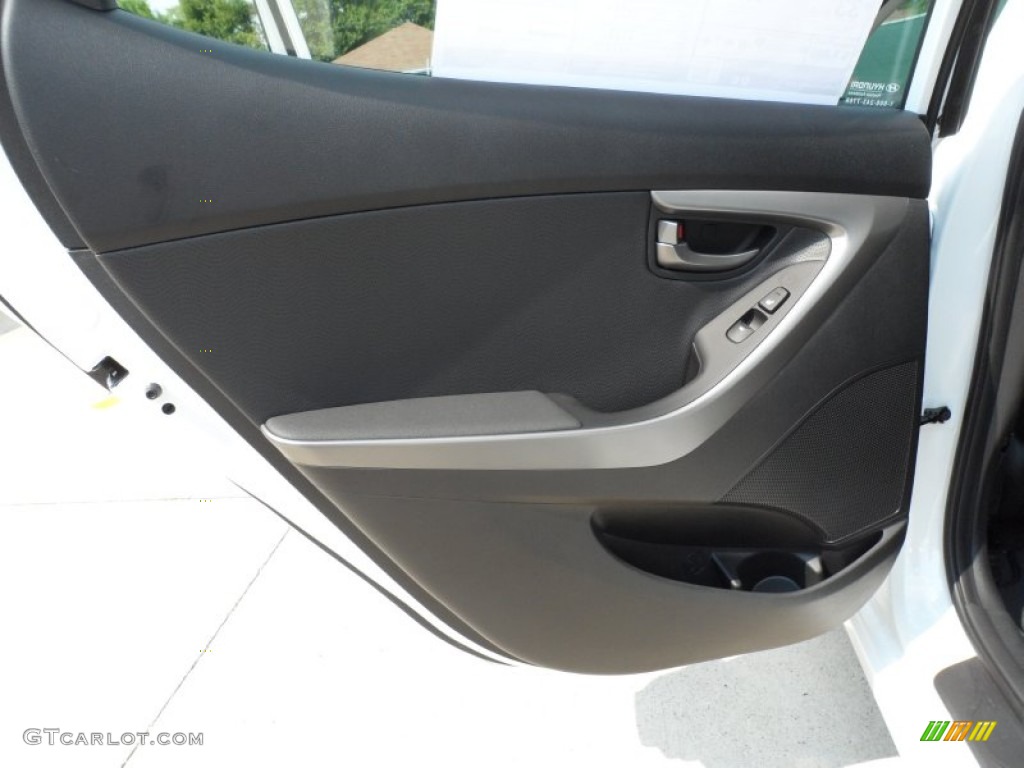 2013 Elantra Limited - Shimmering White / Black photo #20