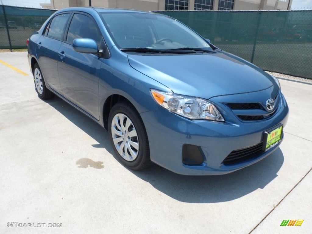 2012 Corolla LE - Tropical Sea Metallic / Ash photo #1