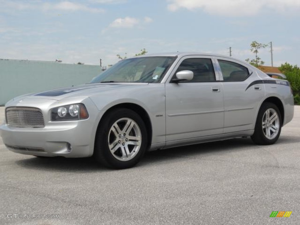 2006 Charger R/T Daytona - Bright Silver Metallic / Dark Slate Gray/Light Graystone photo #1