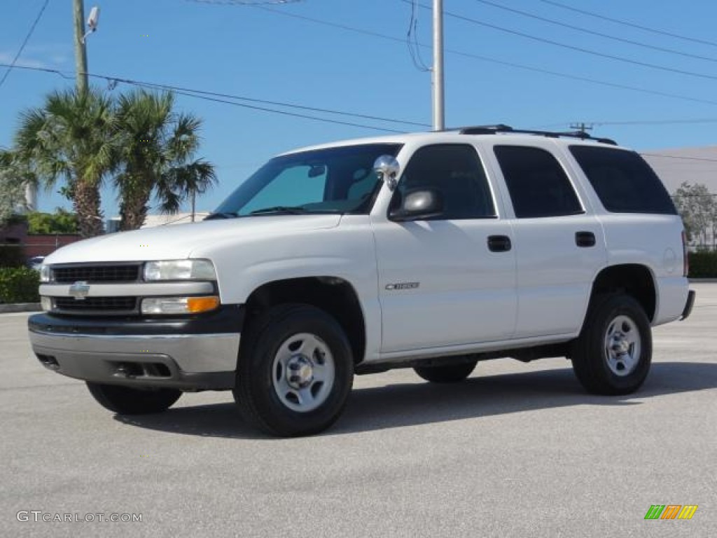 2002 Tahoe 4x4 - Summit White / Medium Gray/Neutral photo #8