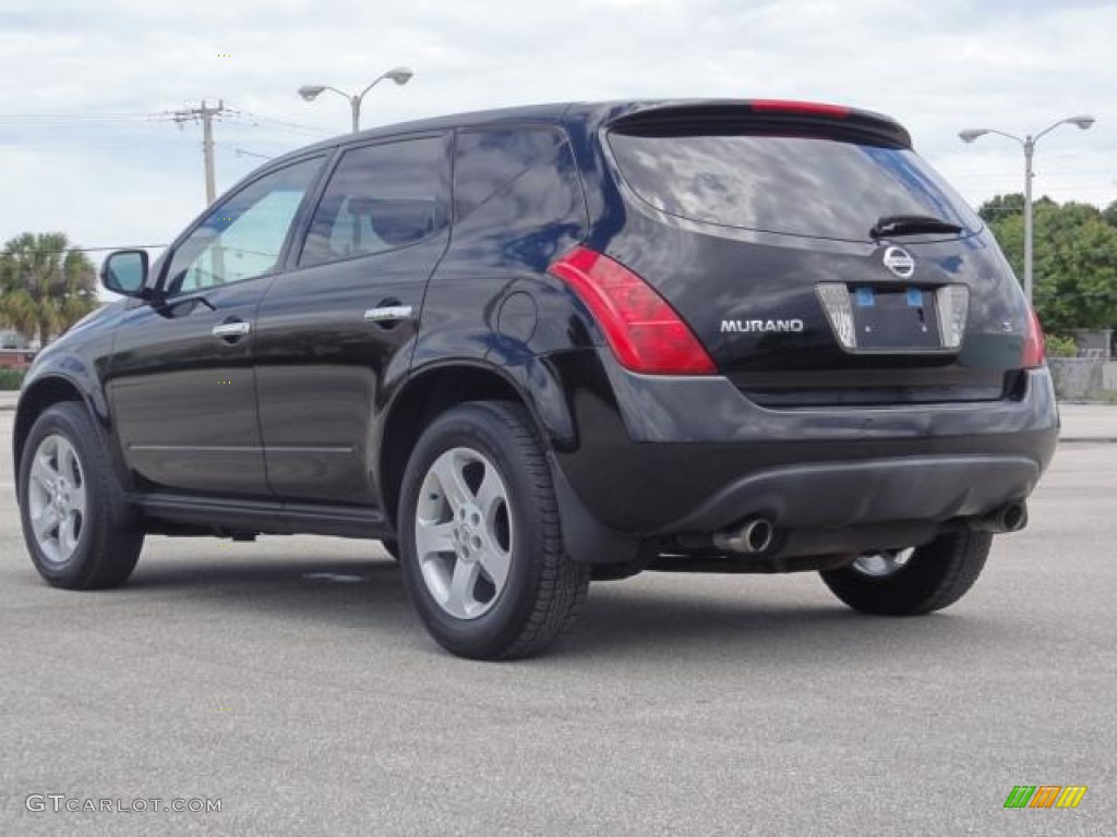 2005 Murano SE - Super Black / Charcoal photo #5