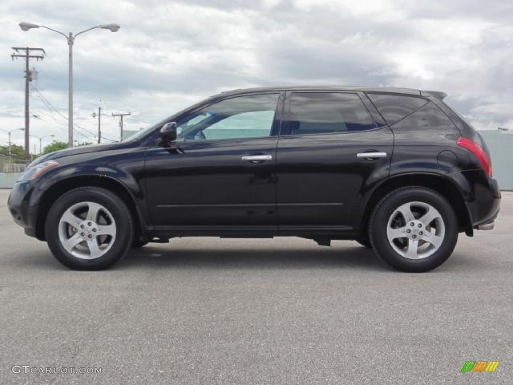 2005 Murano SE - Super Black / Charcoal photo #6