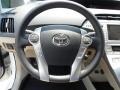 2012 Toyota Prius 3rd Gen Bisque Interior Steering Wheel Photo