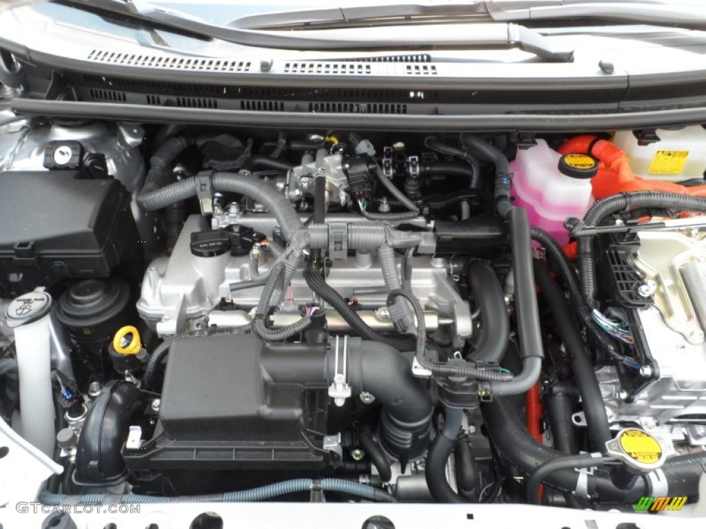 2012 Toyota Prius c Hybrid Two 1.5 Liter DOHC 16-Valve VVT-i 4 Cylinder Gasoline/Electric Hybrid Engine Photo #66279774