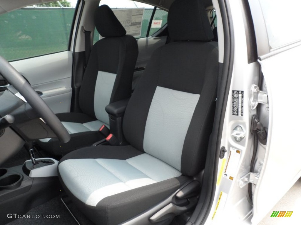 Light Blue Gray/Black Interior 2012 Toyota Prius c Hybrid Two Photo #66279833