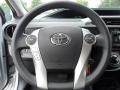 Light Blue Gray/Black 2012 Toyota Prius c Hybrid Two Steering Wheel