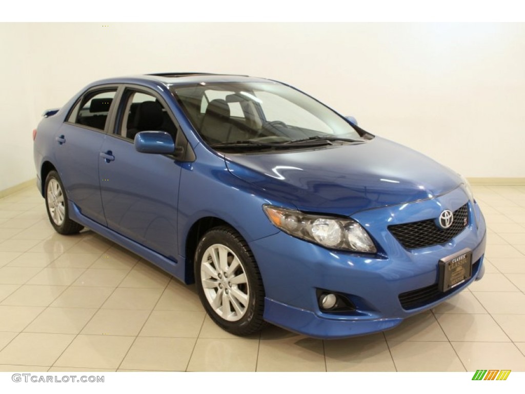 Blue Streak Metallic 2010 Toyota Corolla S Exterior Photo #66280542