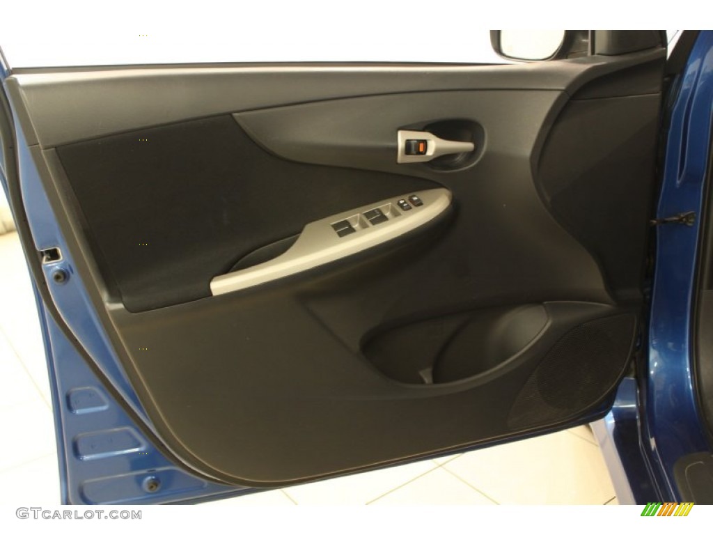 2010 Toyota Corolla S Dark Charcoal Door Panel Photo #66280572