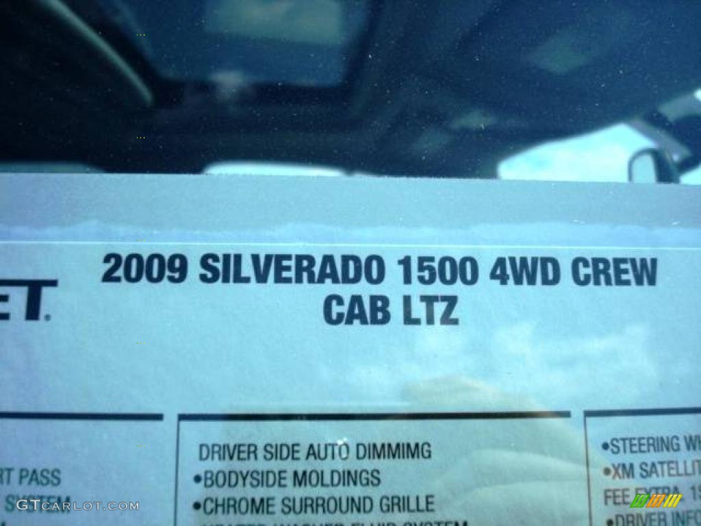 2009 Silverado 1500 LTZ Crew Cab 4x4 - Black / Ebony photo #41