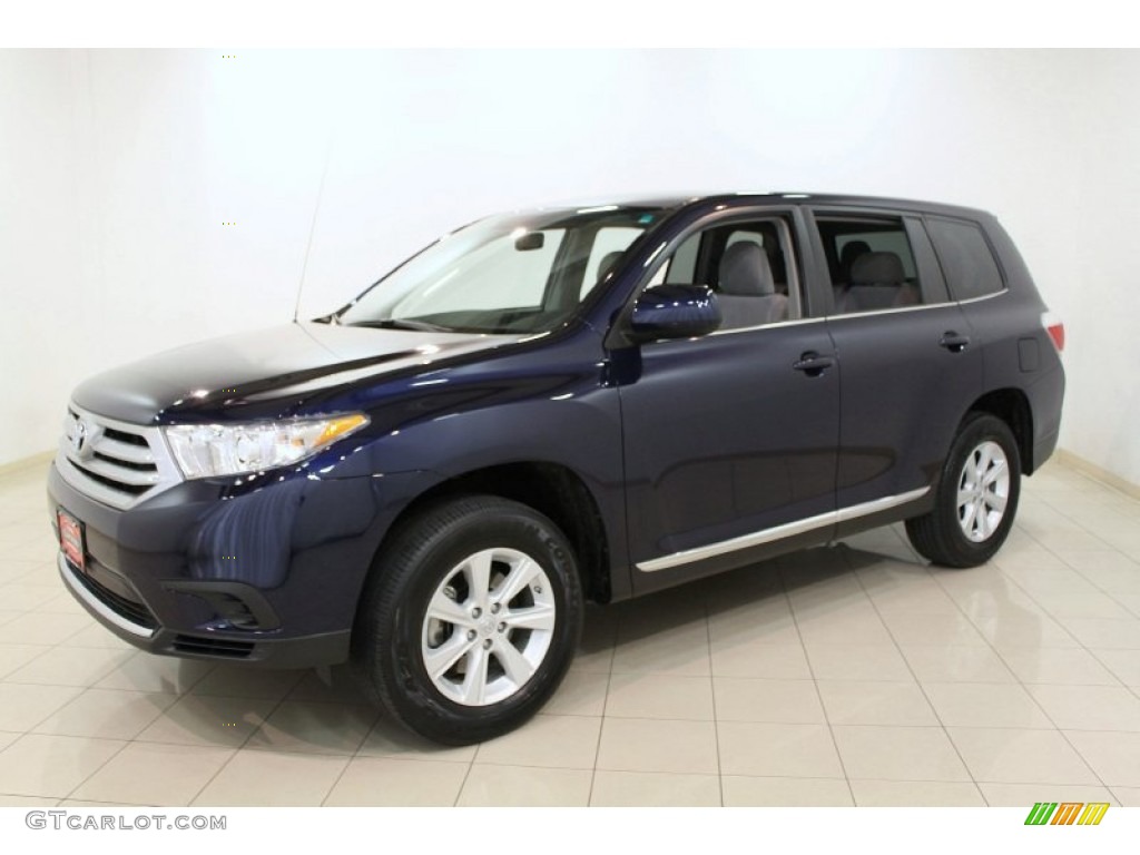 2012 Highlander  - Nautical Blue Metallic / Ash photo #3