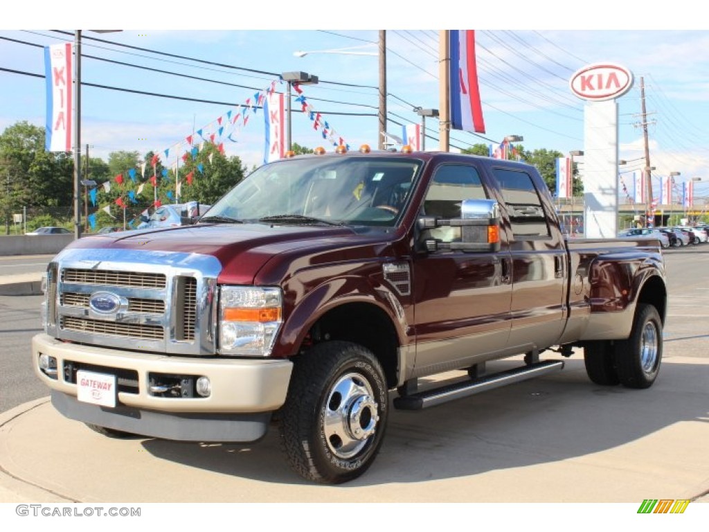 Royal Red Metallic Ford F350 Super Duty