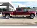  2009 F350 Super Duty King Ranch Crew Cab 4x4 Dually Royal Red Metallic