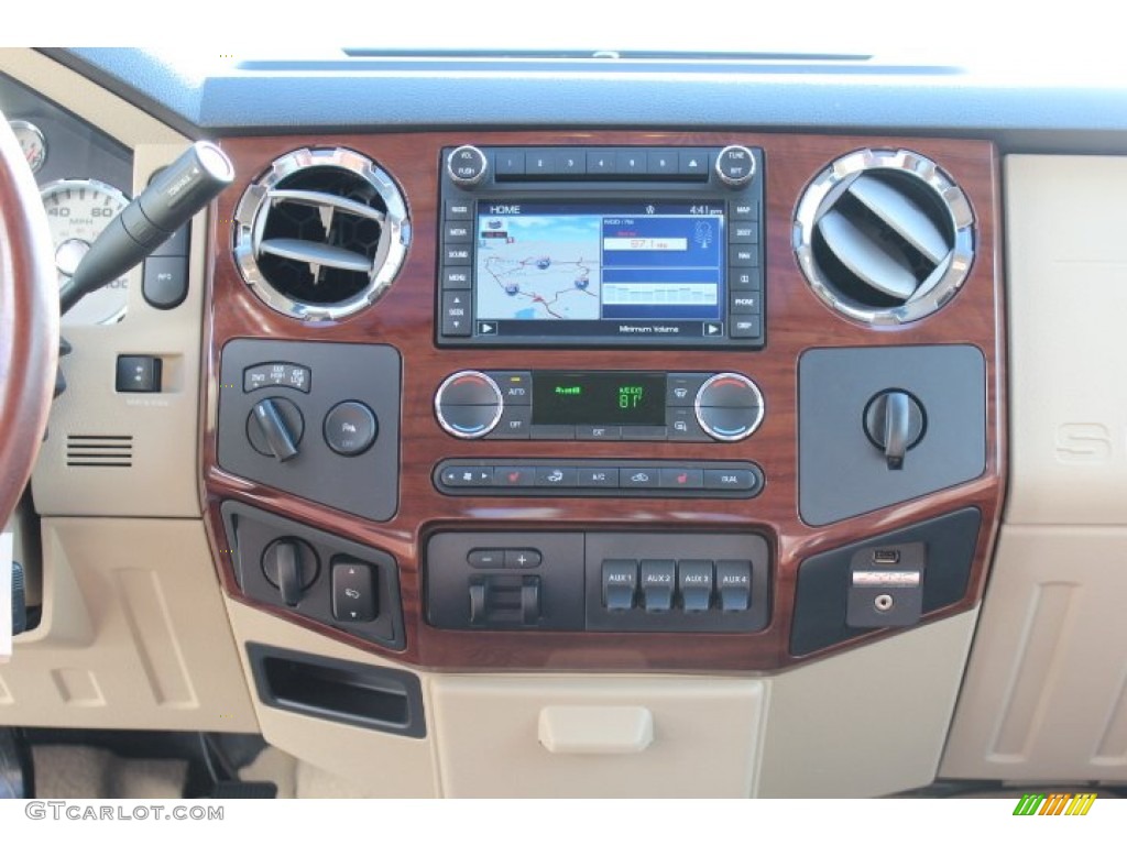 2009 Ford F350 Super Duty King Ranch Crew Cab 4x4 Dually Controls Photo #66281628