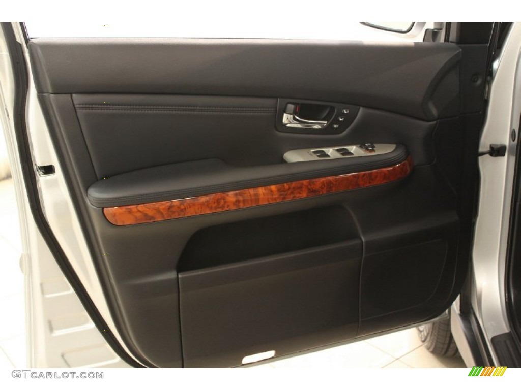 2009 Lexus RX 350 AWD Black Door Panel Photo #66281910