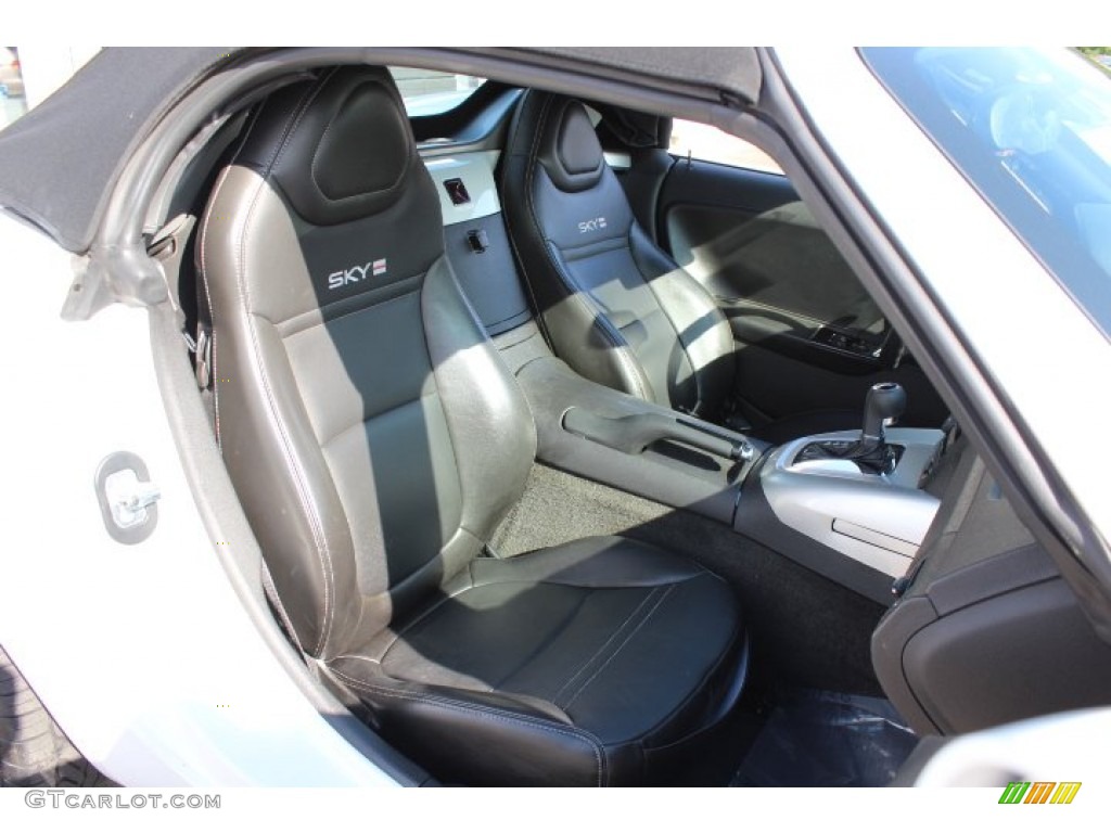 Black Interior 2008 Saturn Sky Red Line Roadster Photo #66282195