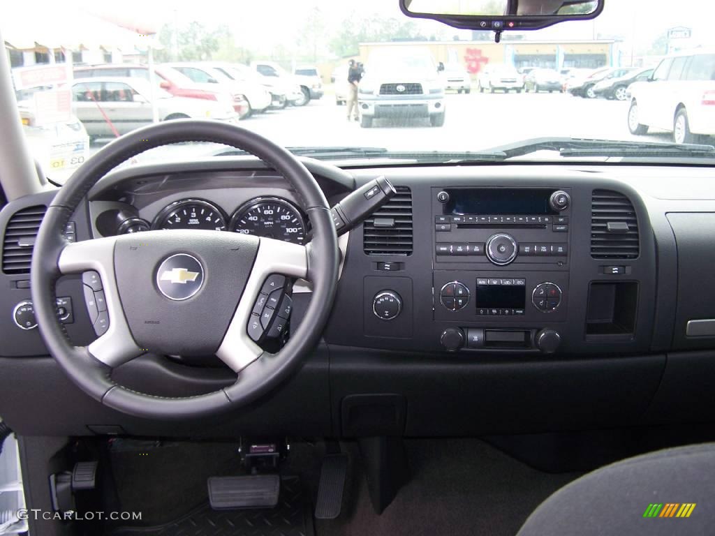 2009 Silverado 1500 LT Crew Cab 4x4 - Summit White / Dark Titanium photo #9