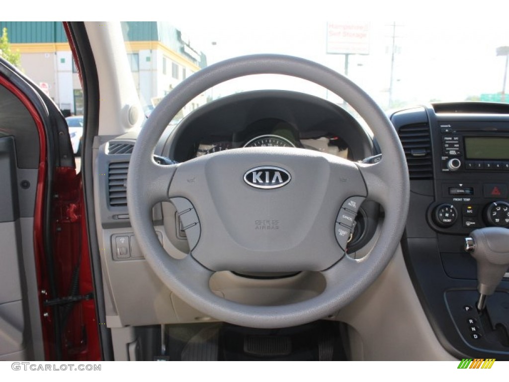 2010 Sedona LX - Claret Red / Gray photo #13
