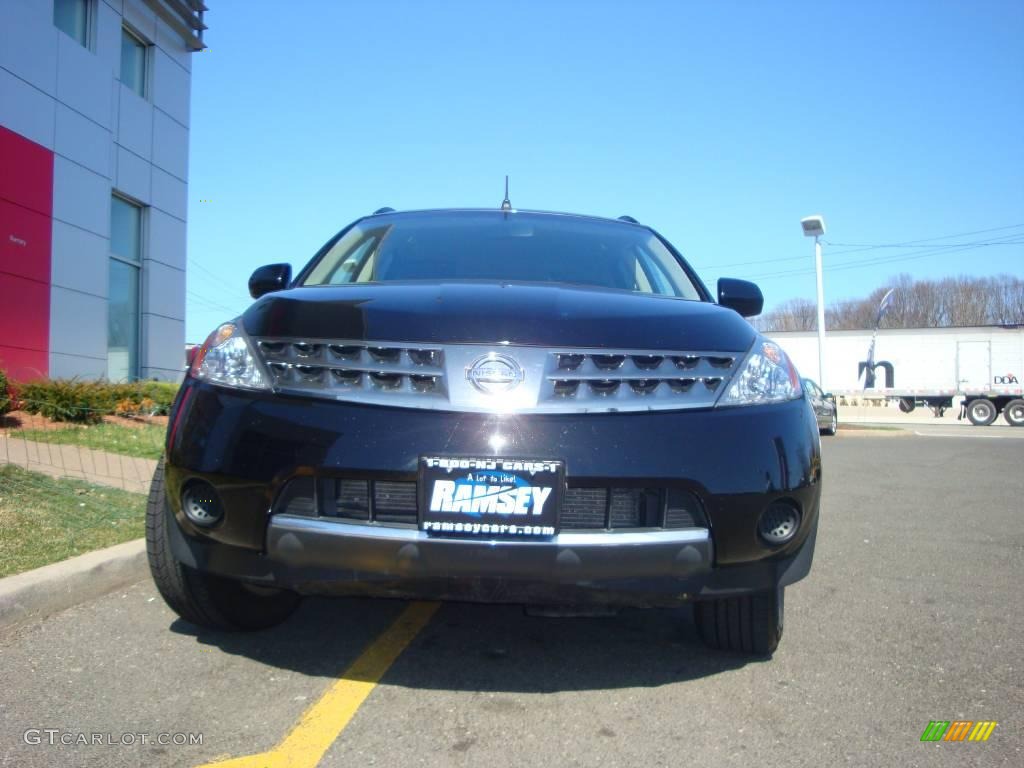 2007 Murano S AWD - Super Black / Charcoal photo #1