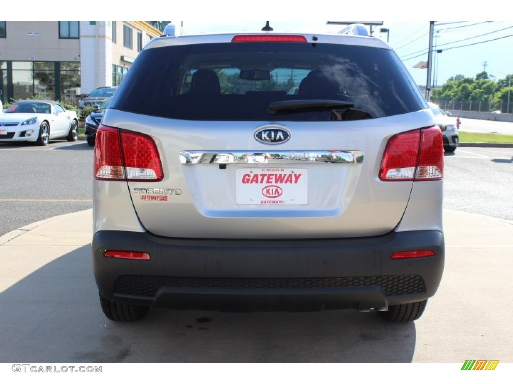 2012 Sorento LX AWD - Titanium Silver / Beige photo #6