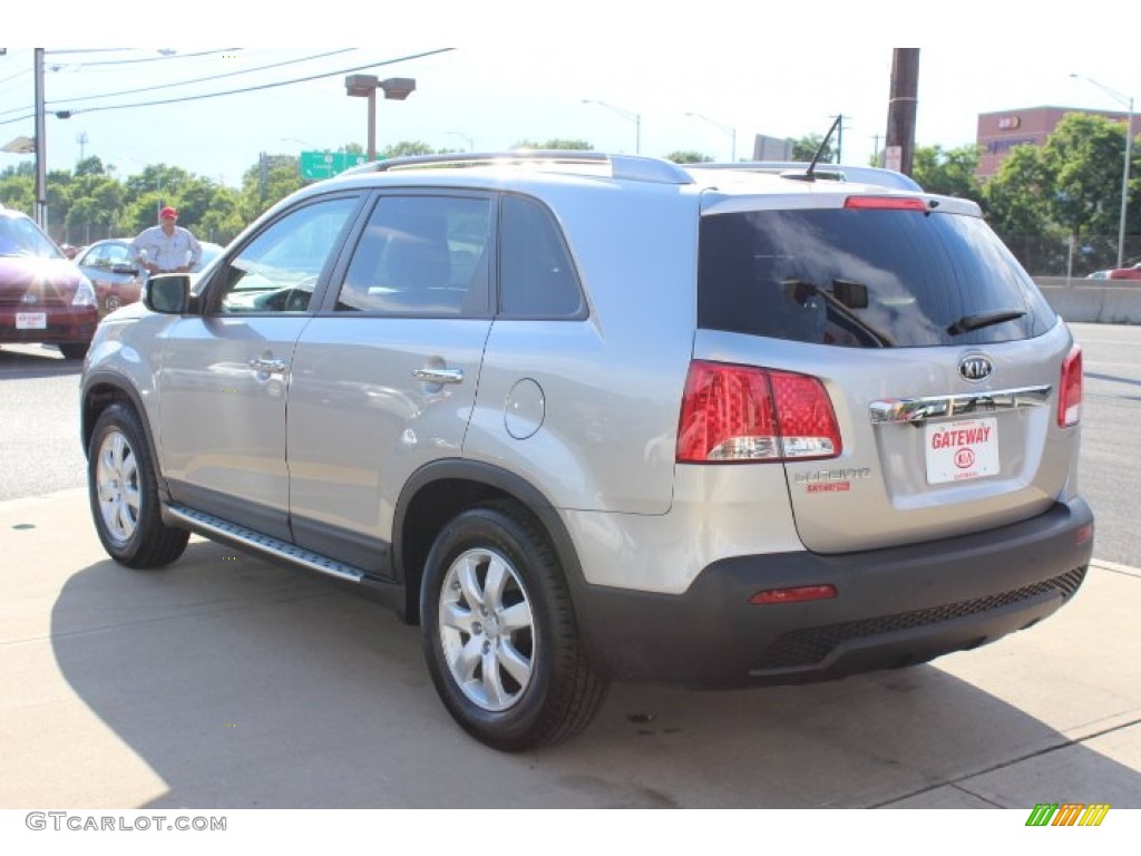 2012 Sorento LX AWD - Titanium Silver / Beige photo #7