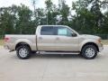 2012 Pale Adobe Metallic Ford F150 Lariat SuperCrew 4x4  photo #2