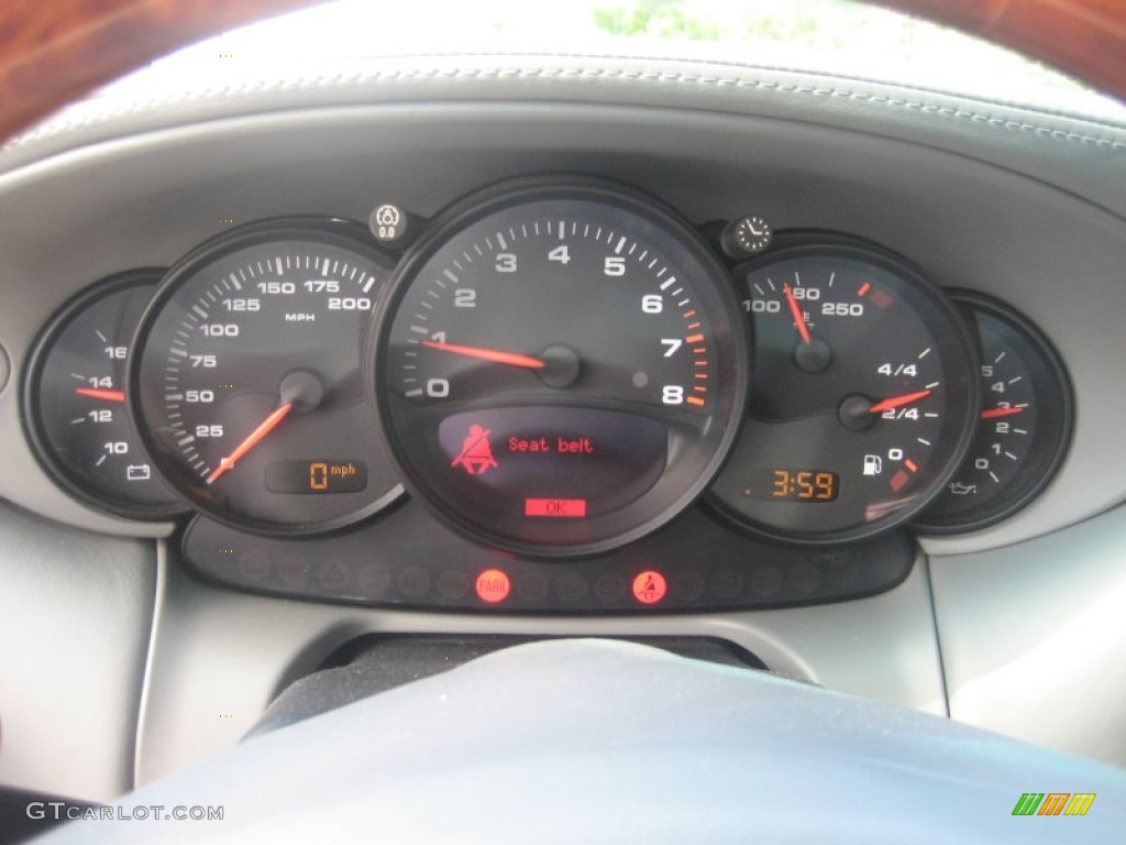 2002 Porsche 911 Turbo Coupe Gauges Photo #66285864
