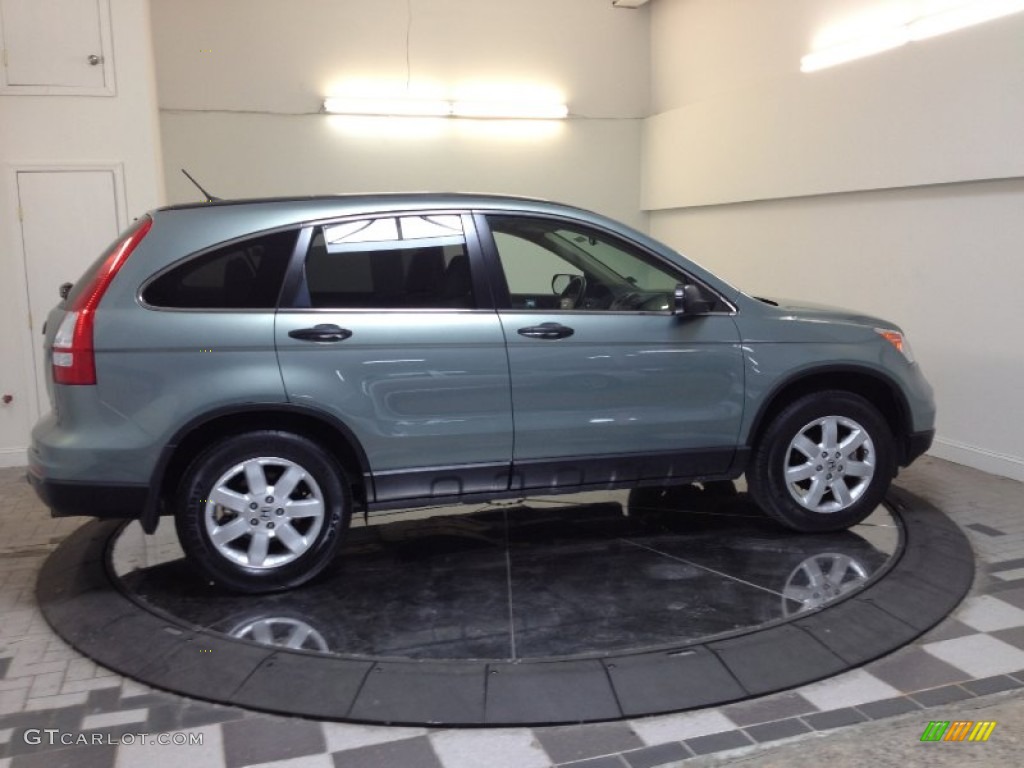 2011 CR-V SE 4WD - Opal Sage Metallic / Ivory photo #3