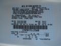 HP: Performance White 2013 Ford Mustang GT/CS California Special Convertible Color Code