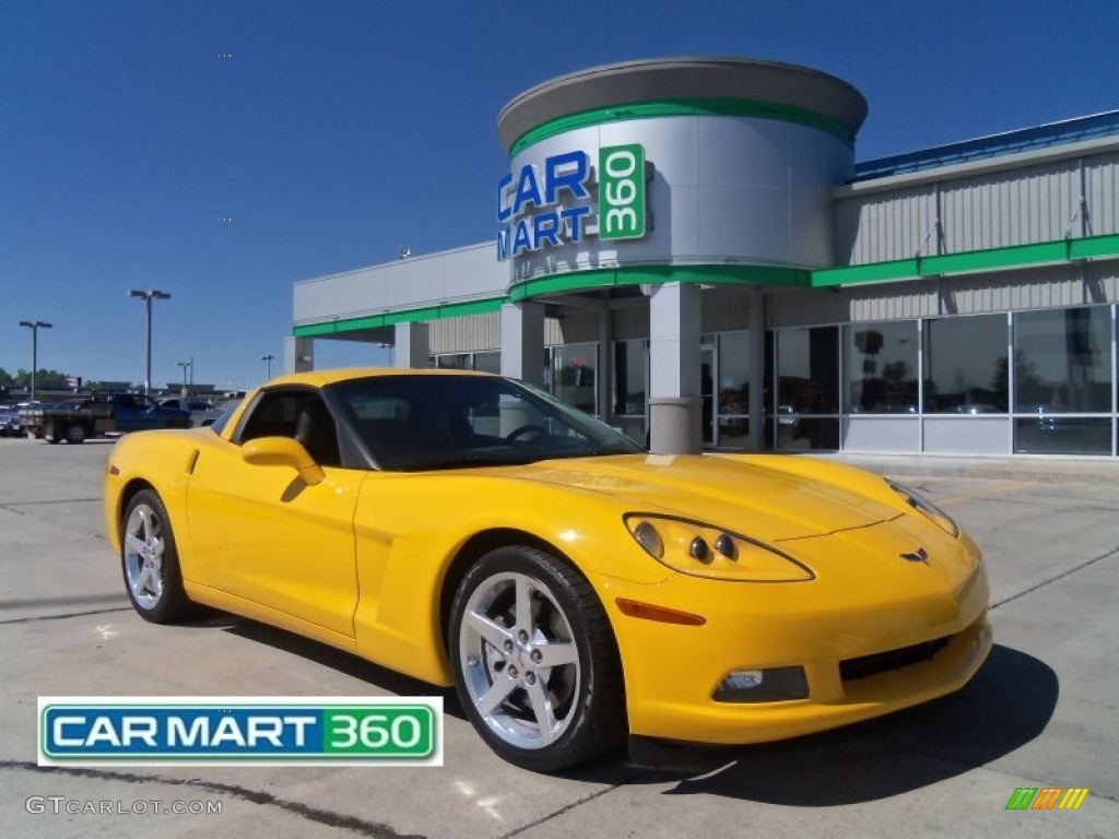 2005 Corvette Coupe - Millenium Yellow / Ebony photo #1