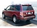 2008 Dark Cherry Pearl Honda Pilot EX-L  photo #2