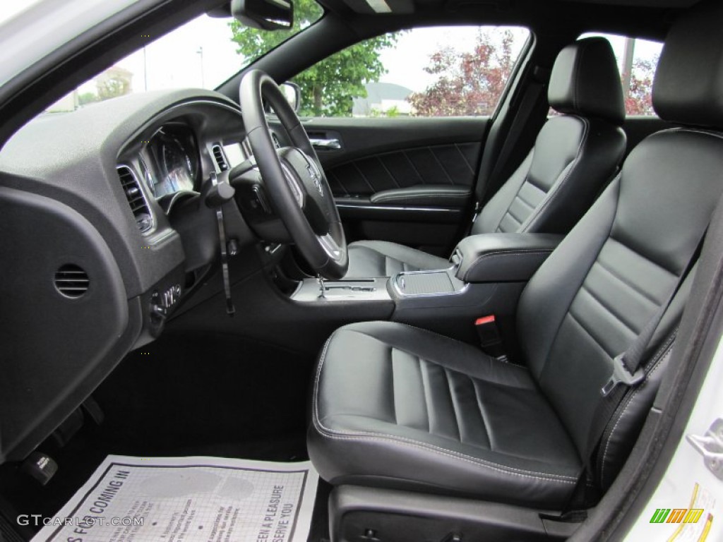 Black Interior 2011 Dodge Charger R/T Plus AWD Photo #66289320