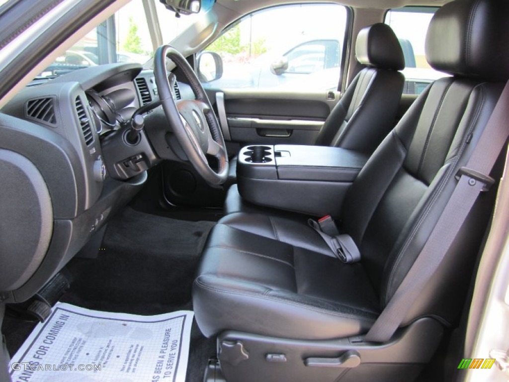 Ebony Interior 2011 Chevrolet Silverado 1500 LT Crew Cab 4x4 Photo #66289878