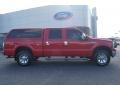 2006 Red Clearcoat Ford F250 Super Duty XLT FX4 Crew Cab 4x4  photo #2