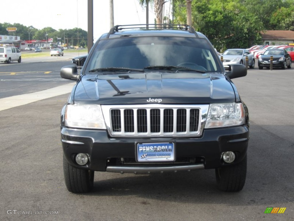 2004 Grand Cherokee Limited - Brillant Black Crystal Pearl / Dark Slate Gray photo #3