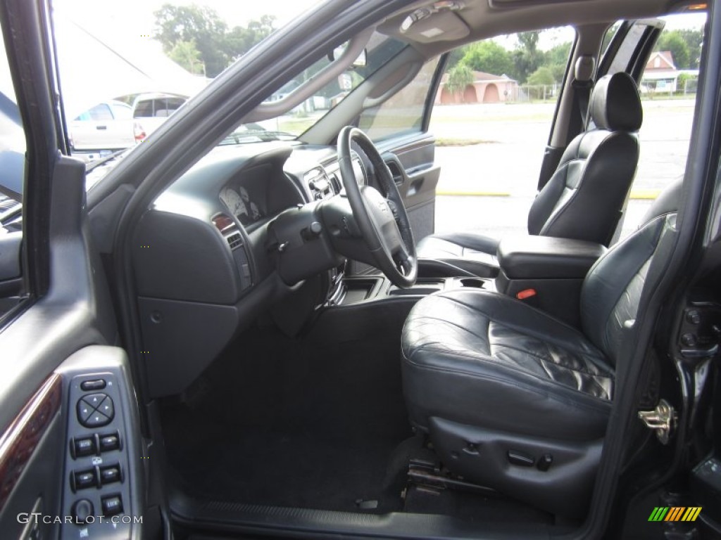 2004 Grand Cherokee Limited - Brillant Black Crystal Pearl / Dark Slate Gray photo #23