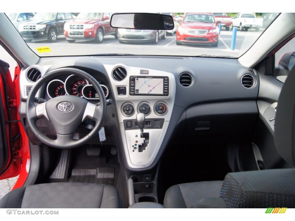 2009 Toyota Matrix S Dark Charcoal Dashboard Photo #66290622