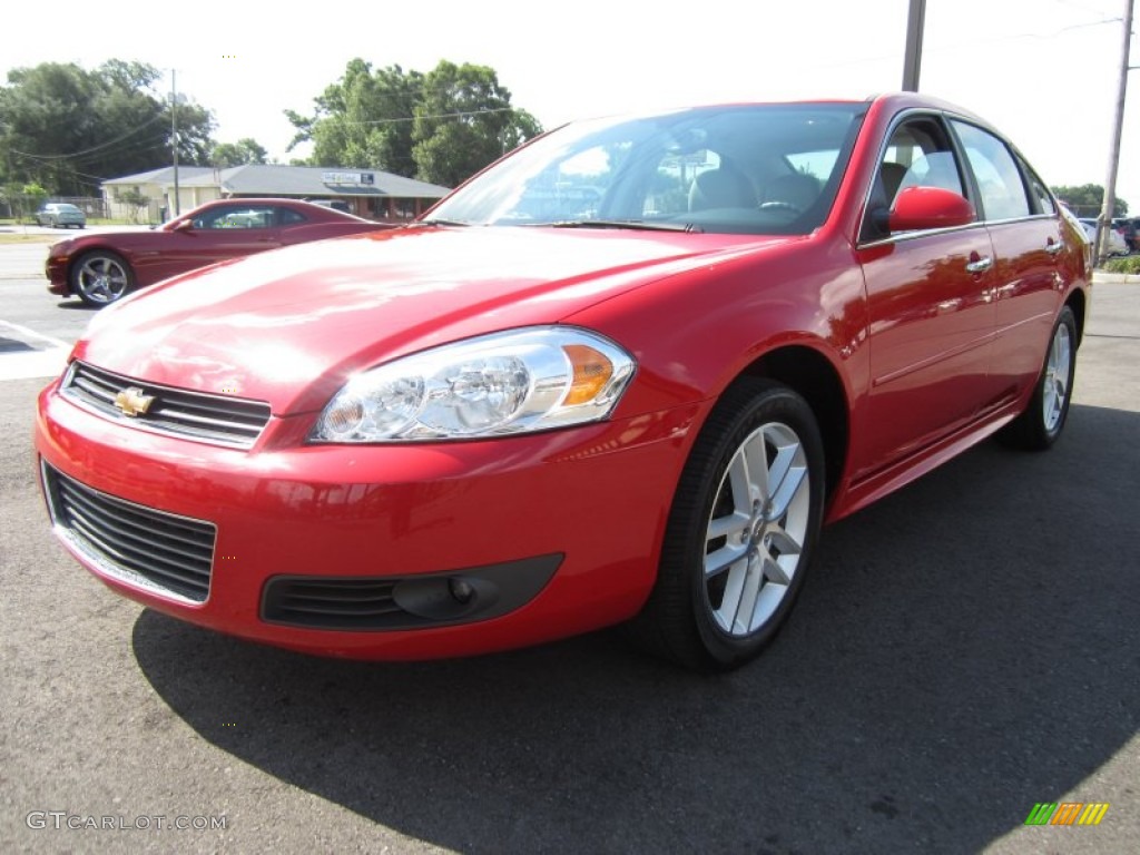 2011 Impala LTZ - Victory Red / Gray photo #3