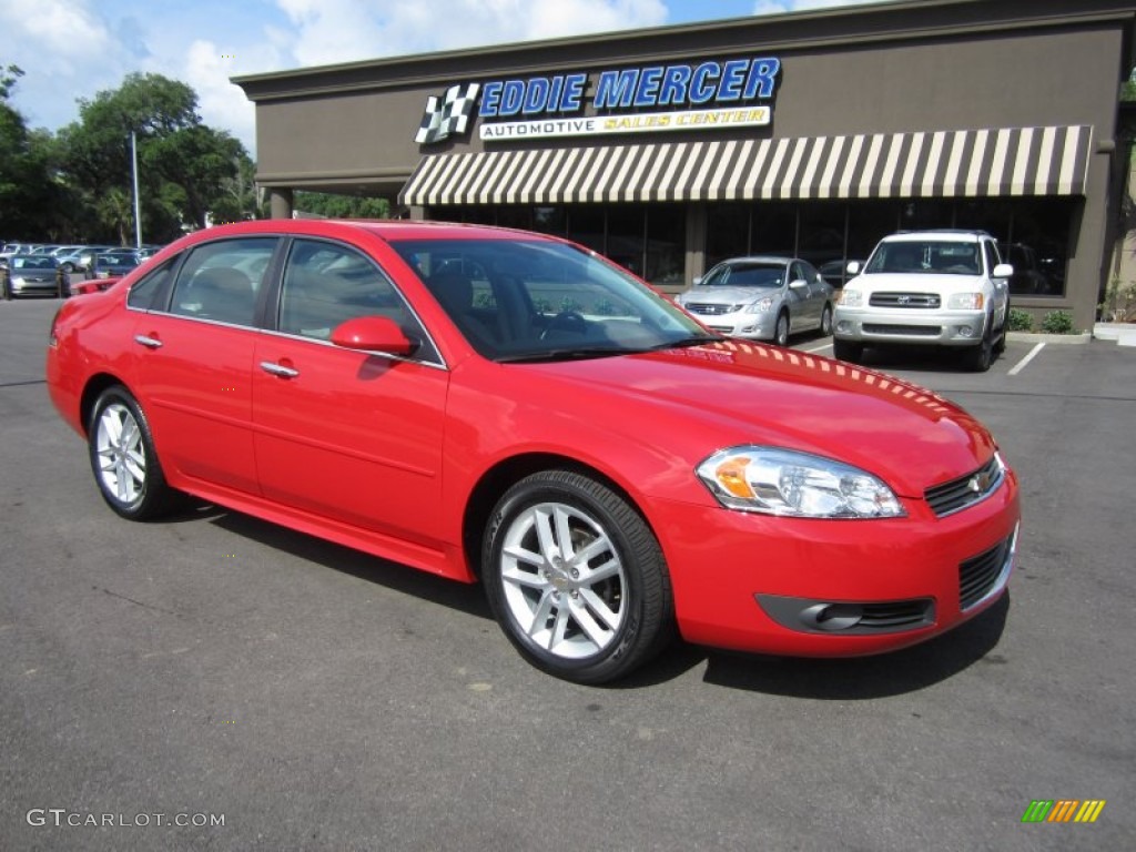 2011 Impala LTZ - Victory Red / Gray photo #4