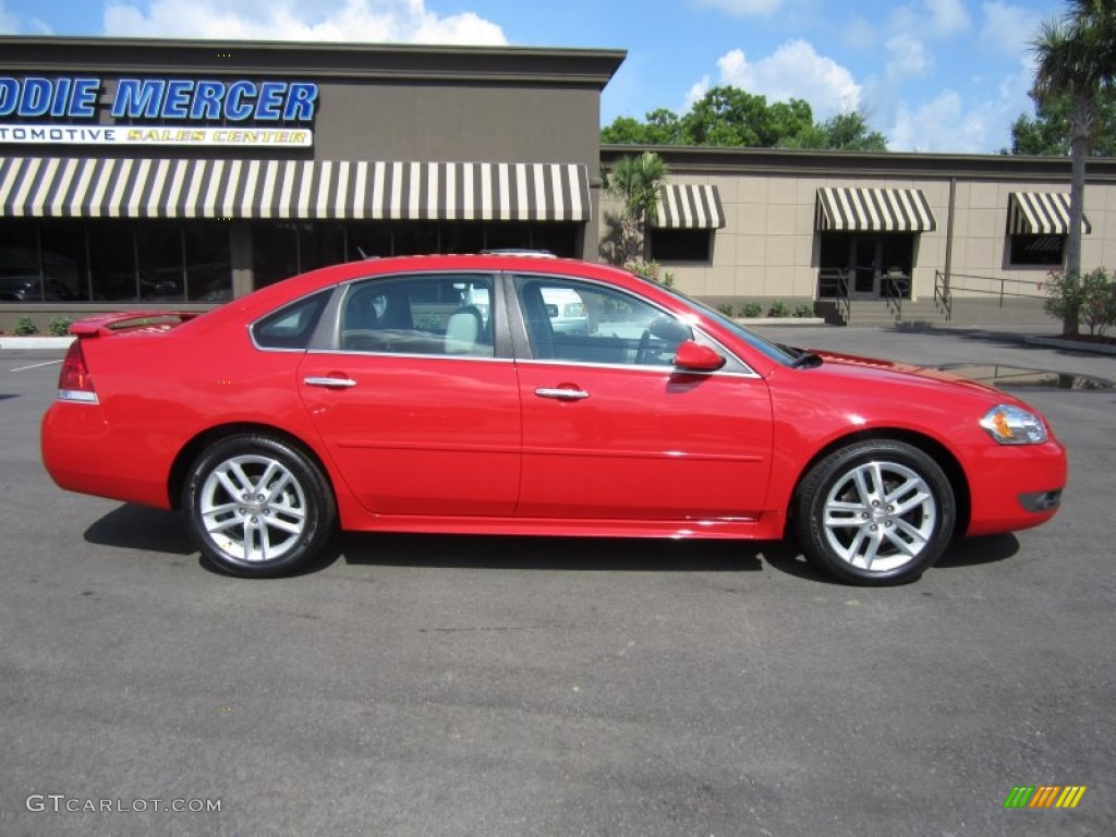 2011 Impala LTZ - Victory Red / Gray photo #5