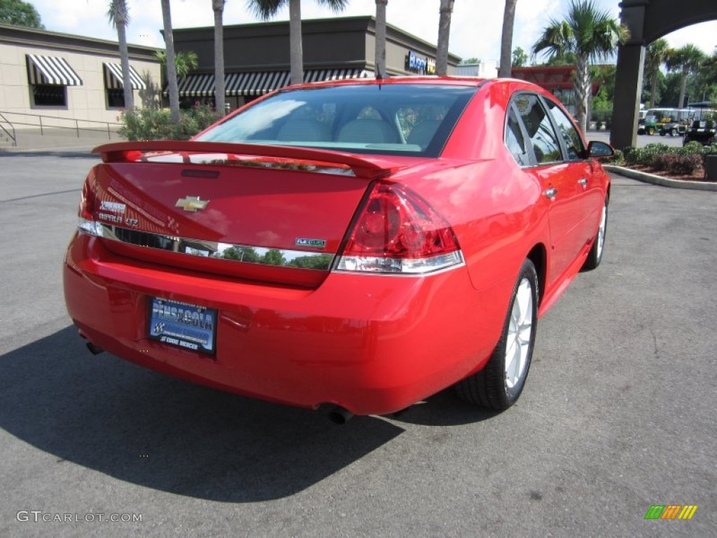 2011 Impala LTZ - Victory Red / Gray photo #7