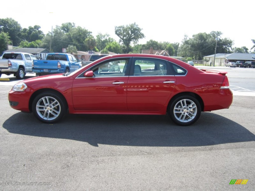 2011 Impala LTZ - Victory Red / Gray photo #11