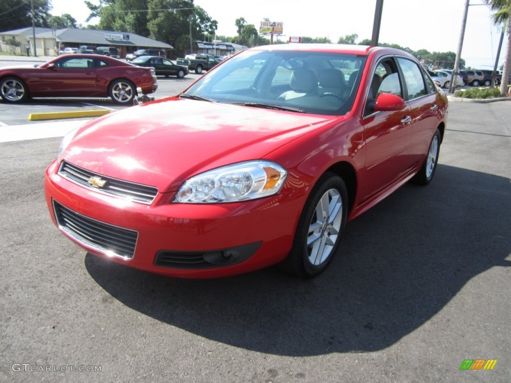 2011 Impala LTZ - Victory Red / Gray photo #13