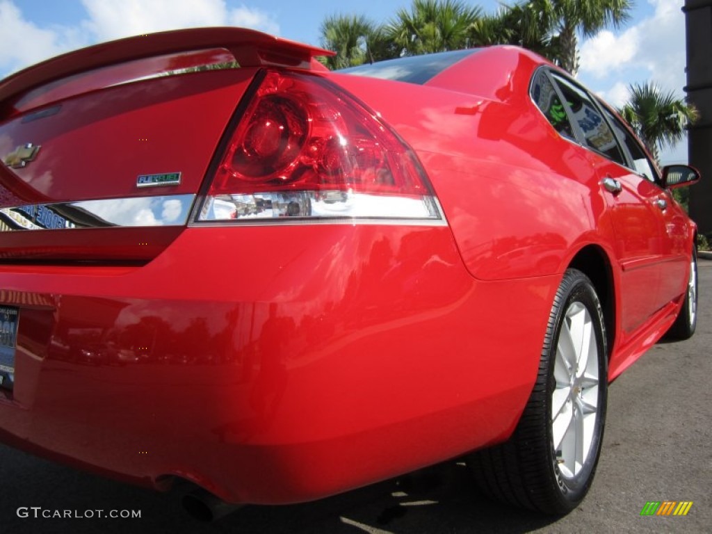 2011 Impala LTZ - Victory Red / Gray photo #16