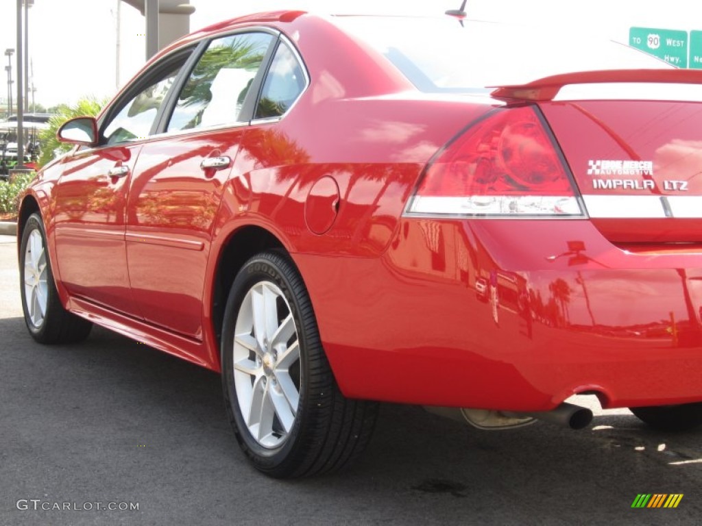 2011 Impala LTZ - Victory Red / Gray photo #17