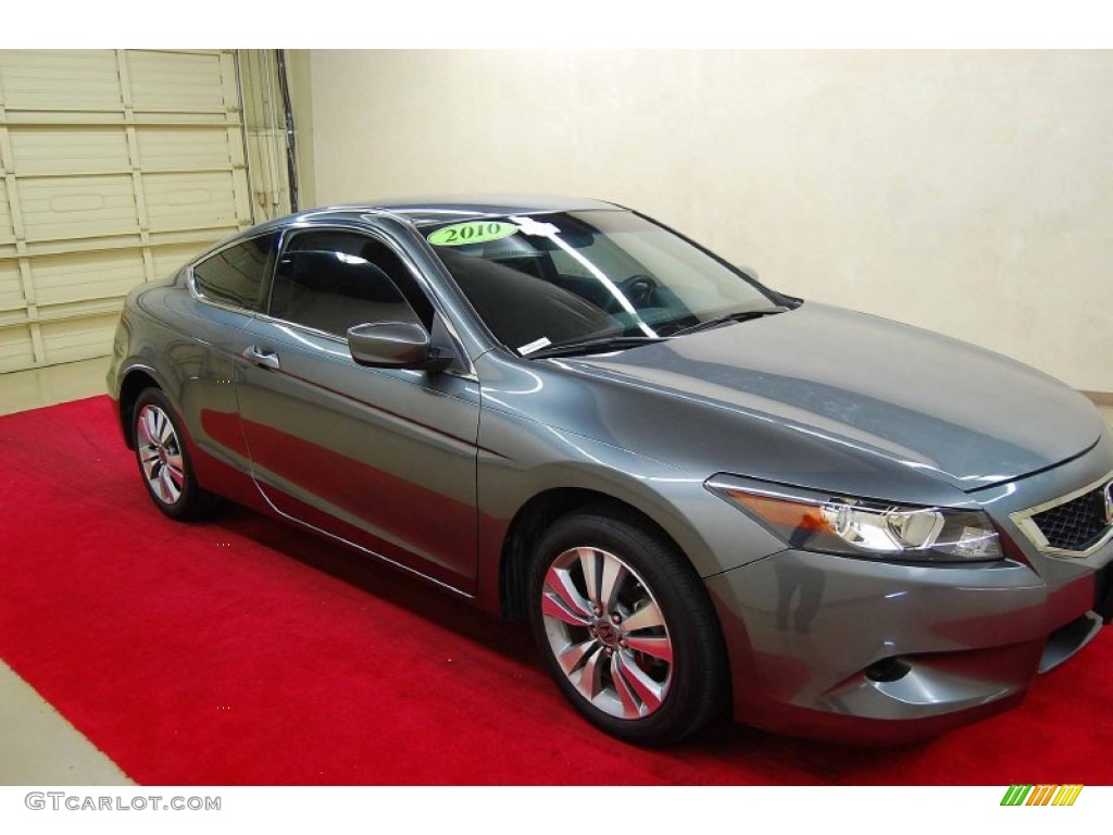 2010 Accord LX-S Coupe - Polished Metal Metallic / Black photo #1