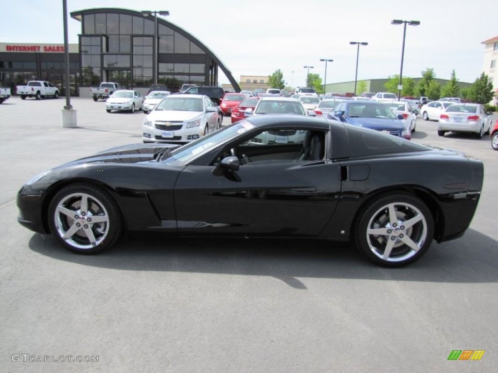 Black 2008 Chevrolet Corvette Coupe Exterior Photo #66291596