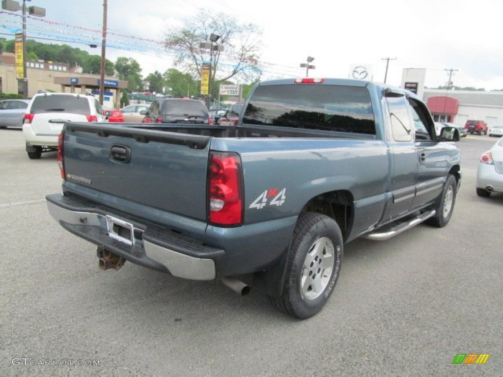 2006 Silverado 1500 LT Extended Cab 4x4 - Blue Granite Metallic / Dark Charcoal photo #6