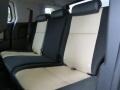 2010 Toyota FJ Cruiser Dark Charcoal/Beige Interior Rear Seat Photo