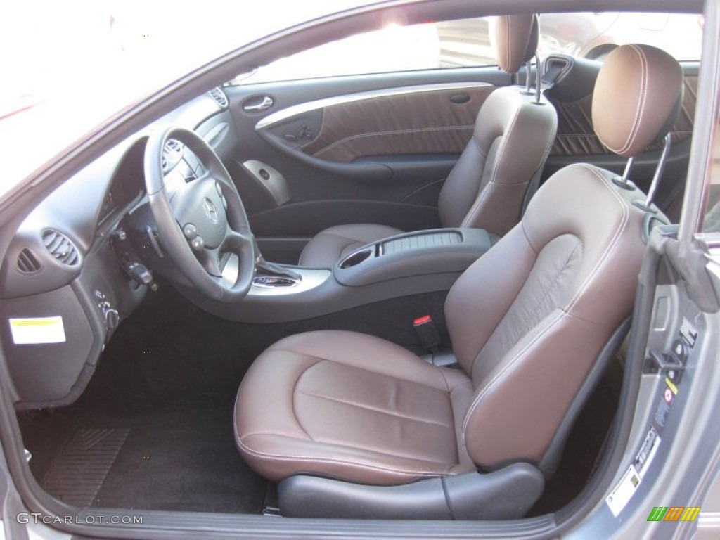 Tobacco Brown Interior 2009 Mercedes-Benz CLK 350 Grand Edition Coupe Photo #66292299