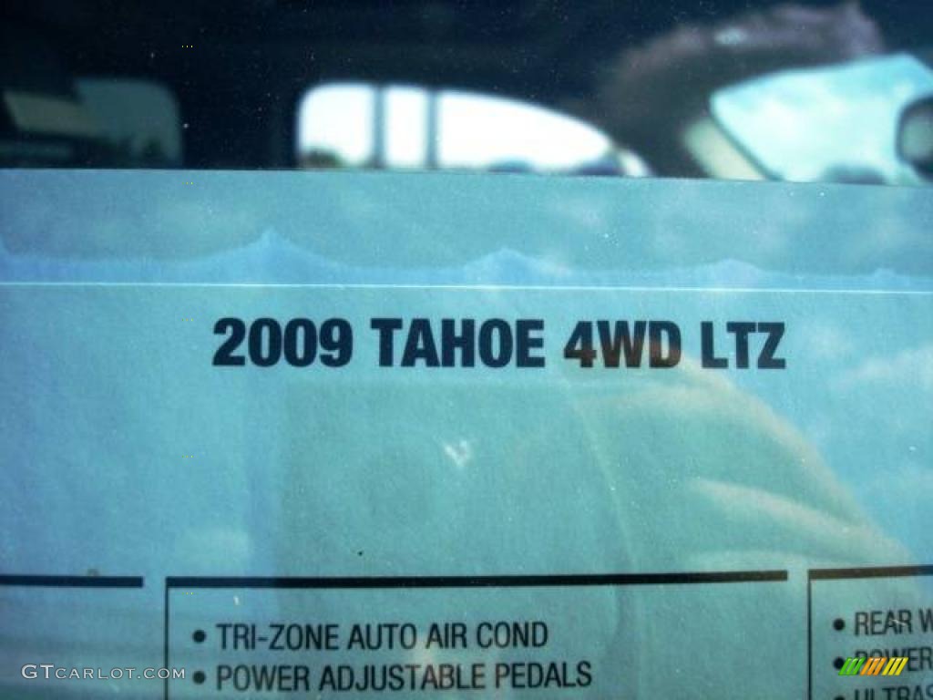 2009 Tahoe LTZ 4x4 - Black / Ebony photo #49